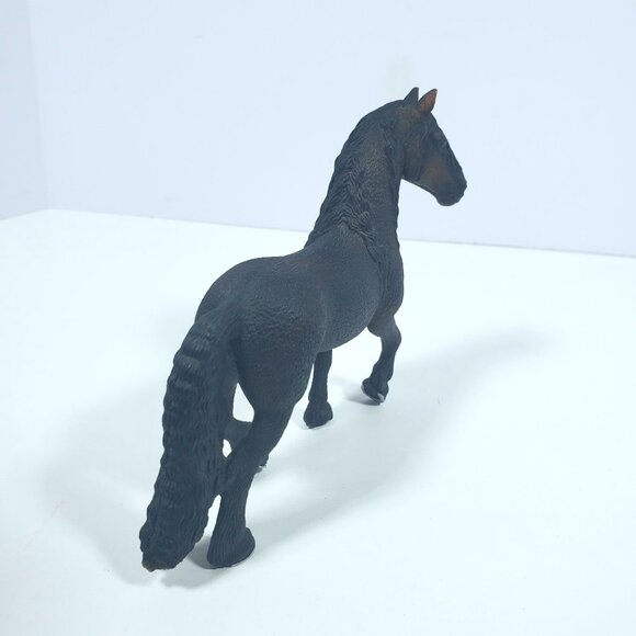 2009 Schleich Freisian Horse D-73527 Realistic Black Figure - Picture 9 of 16